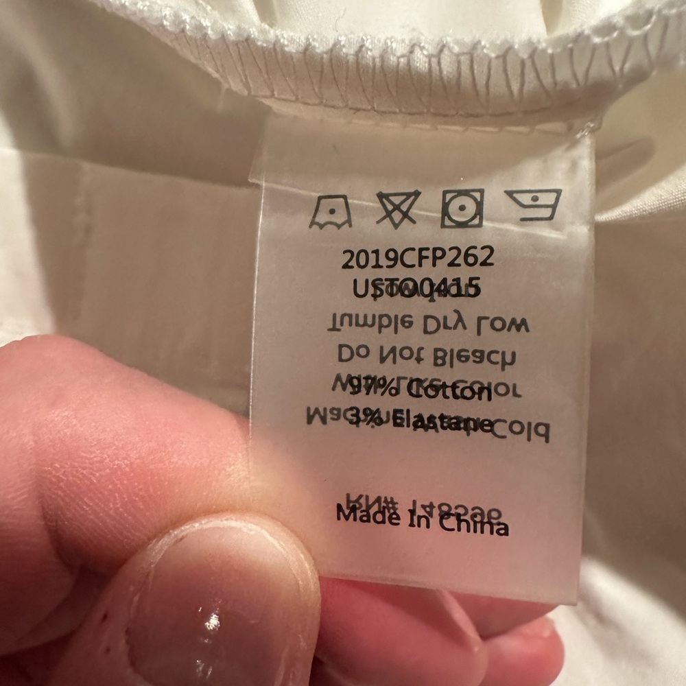 Universal Standard White Button Down Blouse NWT - image 5